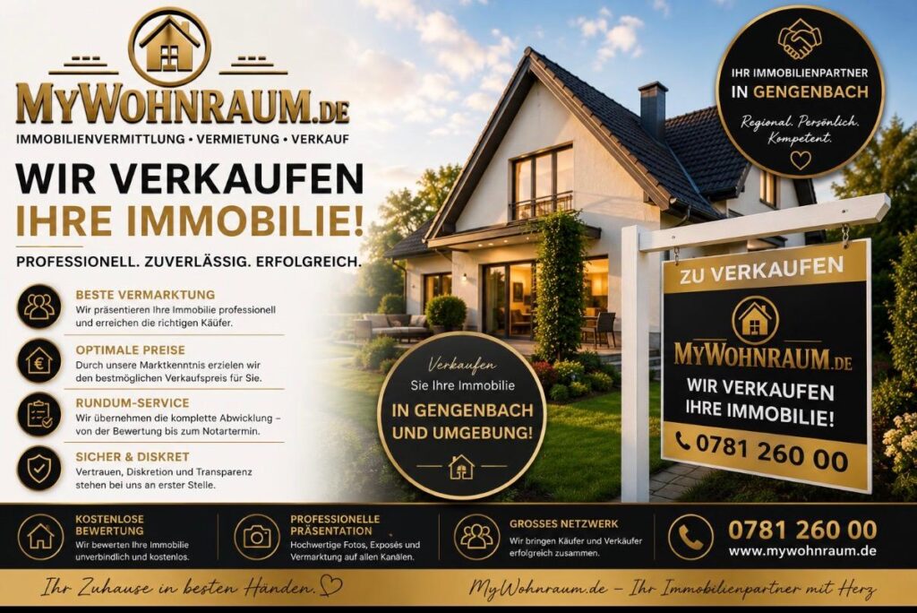 Immobilien in Gengenbach ☎️ 078126 000 – Immobilien verkaufen, vermieten und bewerten